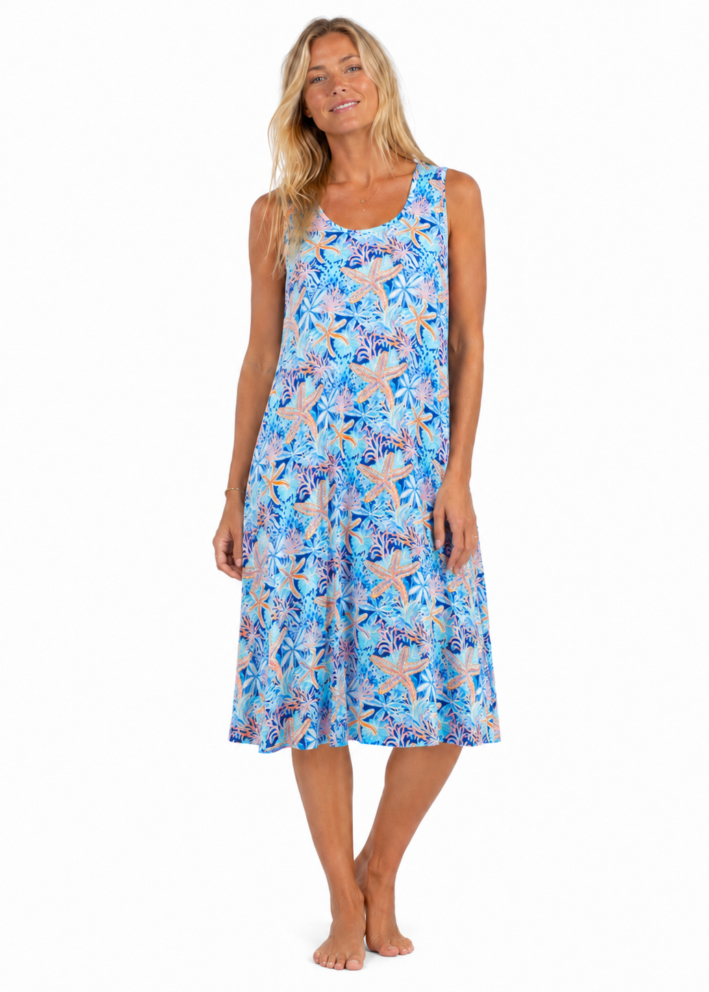 Megan Dress in Multi Starfish