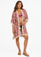 Aurora Fringe Wrap in Pink