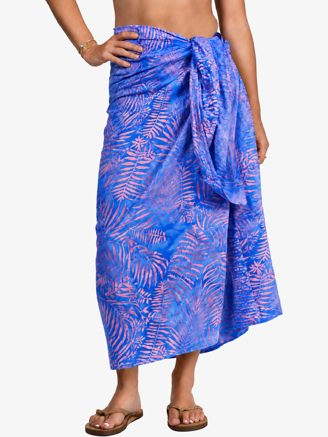 Batik Purple & Fuschia Cover-Up Sarong