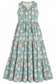 Hazel Kaftan Midi in Teal