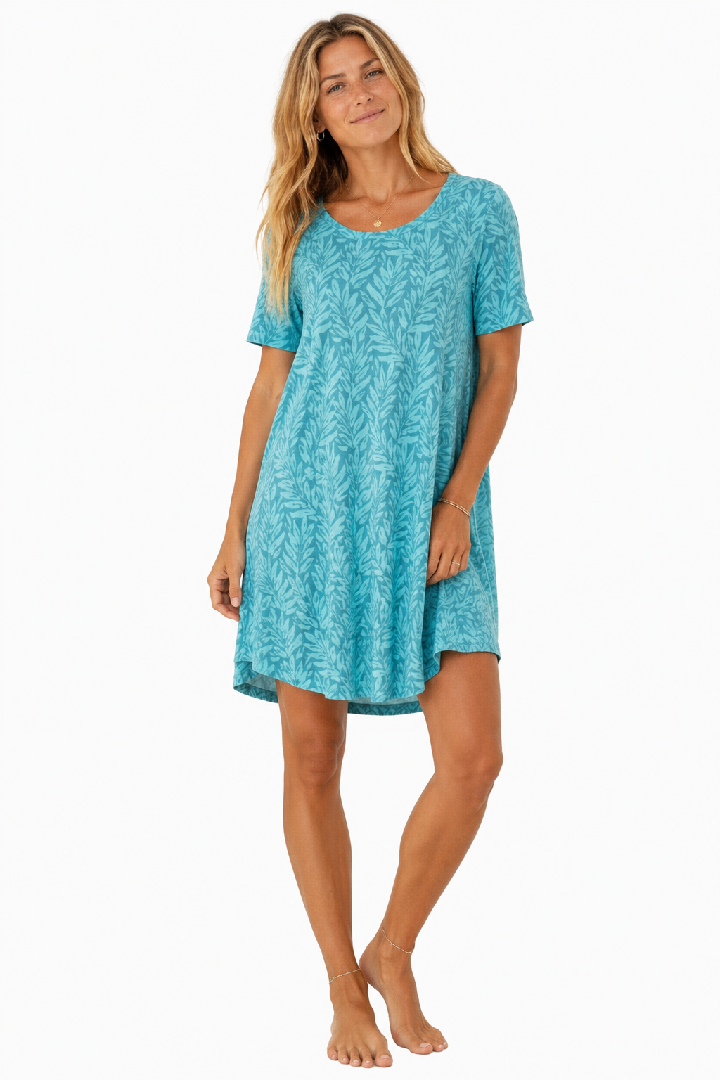 Joy Dress in Teal