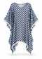 Charli Pom Pom Fringe Cover-Up in Navy
