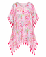 Amelia Pink Palm Cover-Up