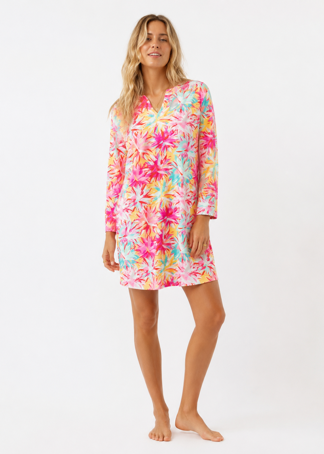 Suzanne Dress in Bright Tropic